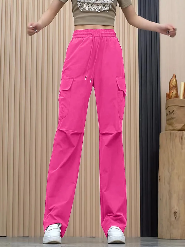 Quick Dry Women's Summer Thin Straight Leg Loose Fit Trousers Casual Sporty High Waist Wide Leg Pants Street Style
Quick Dry Women's Summer Thin Straight Leg Loose Fit Trousers Casual Sporty High Waist Wide Leg Pants Street Style