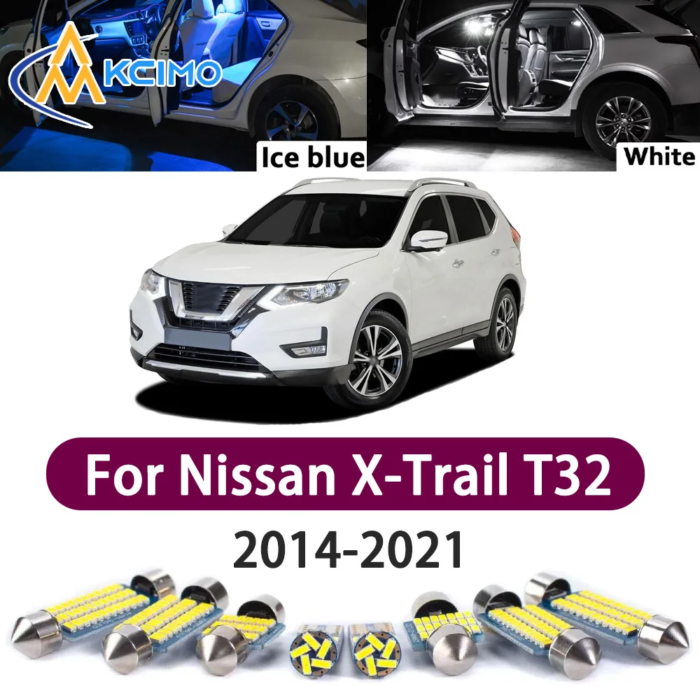 High Lumen CANBUS Error Free LED Interior Light Kit For Nissan X-Trail T32 2014-2021 Door Trunk Reading Dome Lamp Bulbs Set
High Lumen CANBUS Error Free LED Interior Light Kit For Nissan X-Trail T32 2014-2021 Door Trunk Reading Dome Lamp Bulbs Set