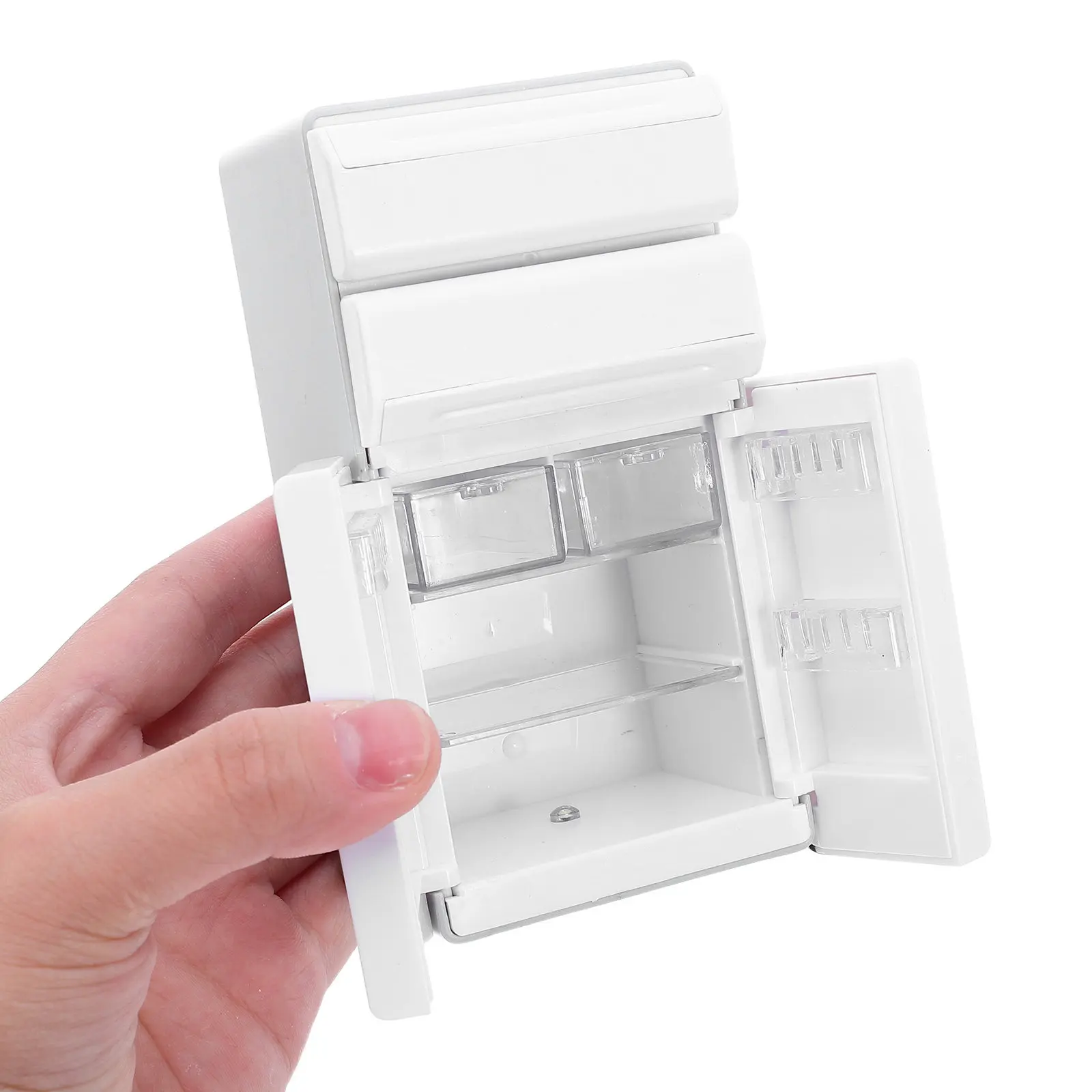 Miniature Refrigerator 1:12 Scale Lighted Mini Fridge Freestanding Kitchen Pretend Play Mini Fridge Freezer Dollhouse Scene Prop
Miniature Refrigerator 1:12 Scale Lighted Mini Fridge Freestanding Kitchen Pretend Play Mini Fridge Freezer Dollhouse Scene Prop