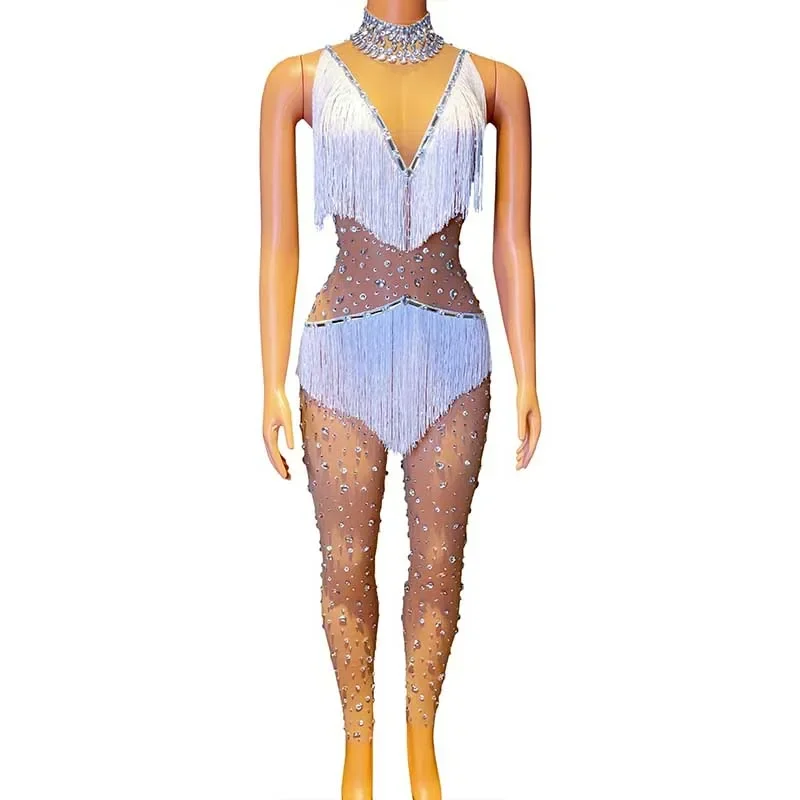 Fringed Bodysuit Sexy Gogo Dancer Clothing Nightclub Pole Dancing Outfit Tassel Rave Bodysuit Stage Performance Costume yj192
Fringed Bodysuit Sexy Gogo Dancer Clothing Nightclub Pole Dancing Outfit Tassel Rave Bodysuit Stage Performance Costume yj192