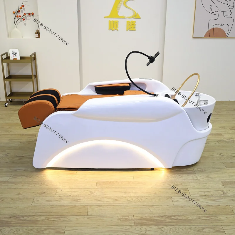 Multi-functional Massage Shampoo Chair Beauty Sink Comfort Shower Shampoo Chair Artifact PU Leather Furniture Мойка Волос MHXFY
Multi-functional Massage Shampoo Chair Beauty Sink Comfort Shower Shampoo Chair Artifact PU Leather Furniture Мойка Волос MHXFY