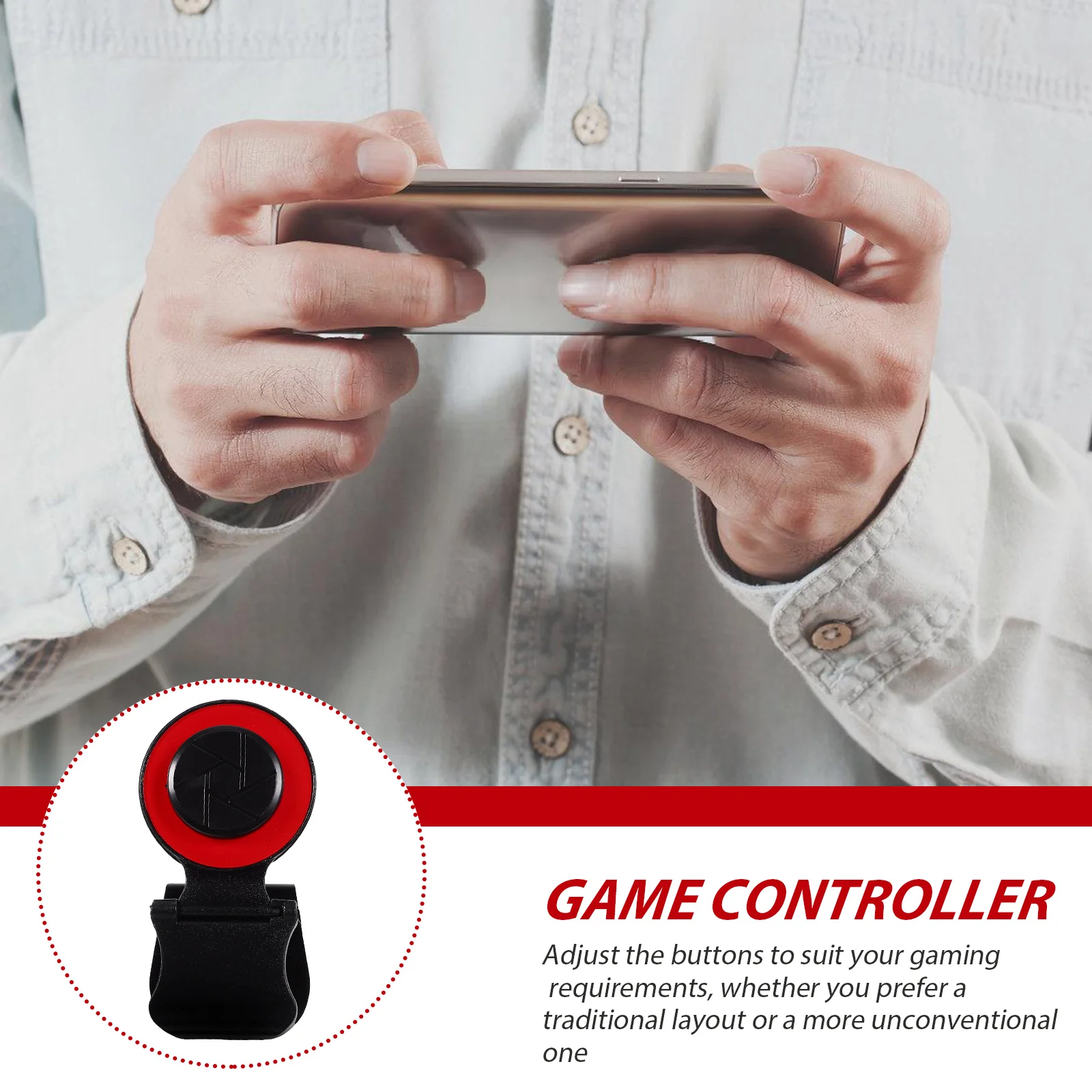 Mobile Game Controller Durable Phone Game Handle Joystick Aim Key Trigger Bracket Adjustable Button Gaming Accessories
Mobile Game Controller Durable Phone Game Handle Joystick Aim Key Trigger Bracket Adjustable Button Gaming Accessories