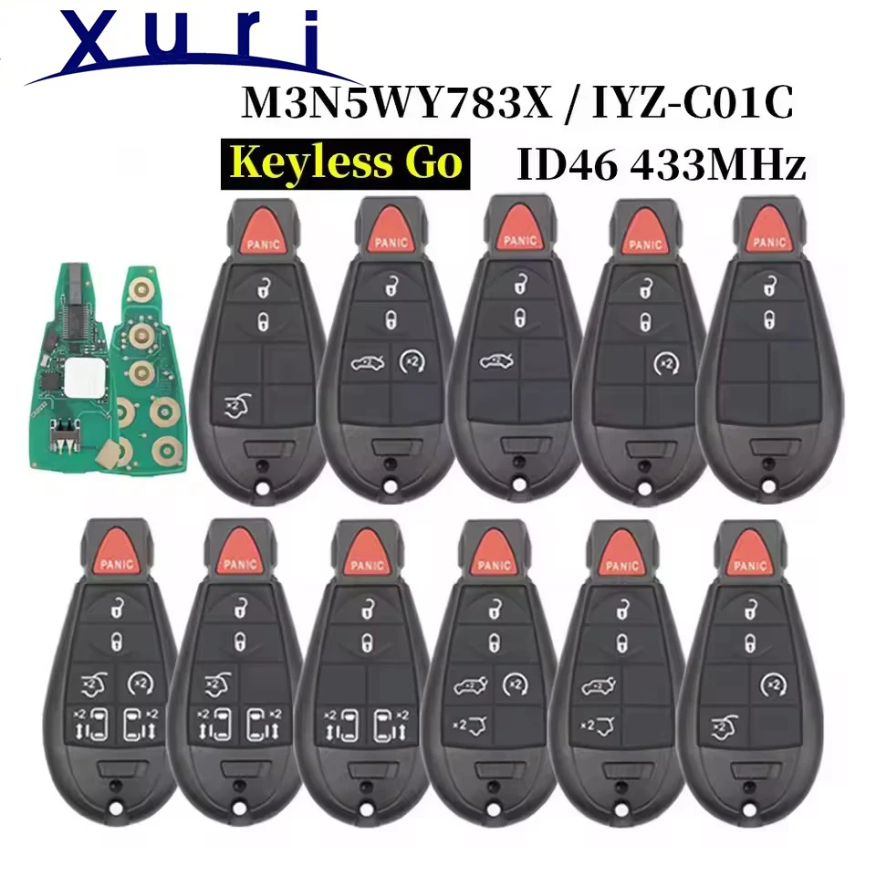 Xuri M3N5WY783X ID46PCF7953 433 МГц Keyless Go автомобильный дистанционный ключ 1YZ-C01C для Jeep Grand Cherokee Dodge RAM Chrysler Town&Country
Xuri M3N5WY783X ID46PCF7953 433 МГц Keyless Go автомобильный дистанционный ключ 1YZ-C01C для Jeep Grand Cherokee Dodge RAM Chrysler Town&Country