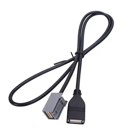 USB Data Conversion Cable for Honda CR-V 2009-2013 Accord 2009-2013 Odyssey 2009-2013 AUX to USB Female Cable for Play Charging