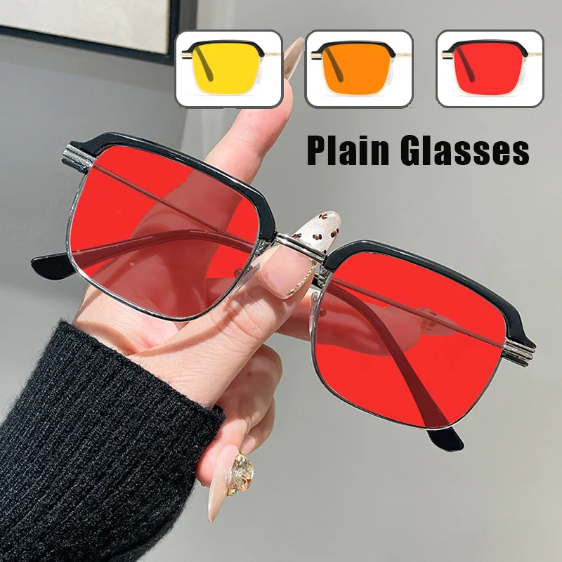 Metal Half-Frame Night Vision Goggles Nighttime Anti-Glare Safety Glasses Orange and Red Lens Blue Light Blocking Glasses
Metal Half-Frame Night Vision Goggles Nighttime Anti-Glare Safety Glasses Orange and Red Lens Blue Light Blocking Glasses