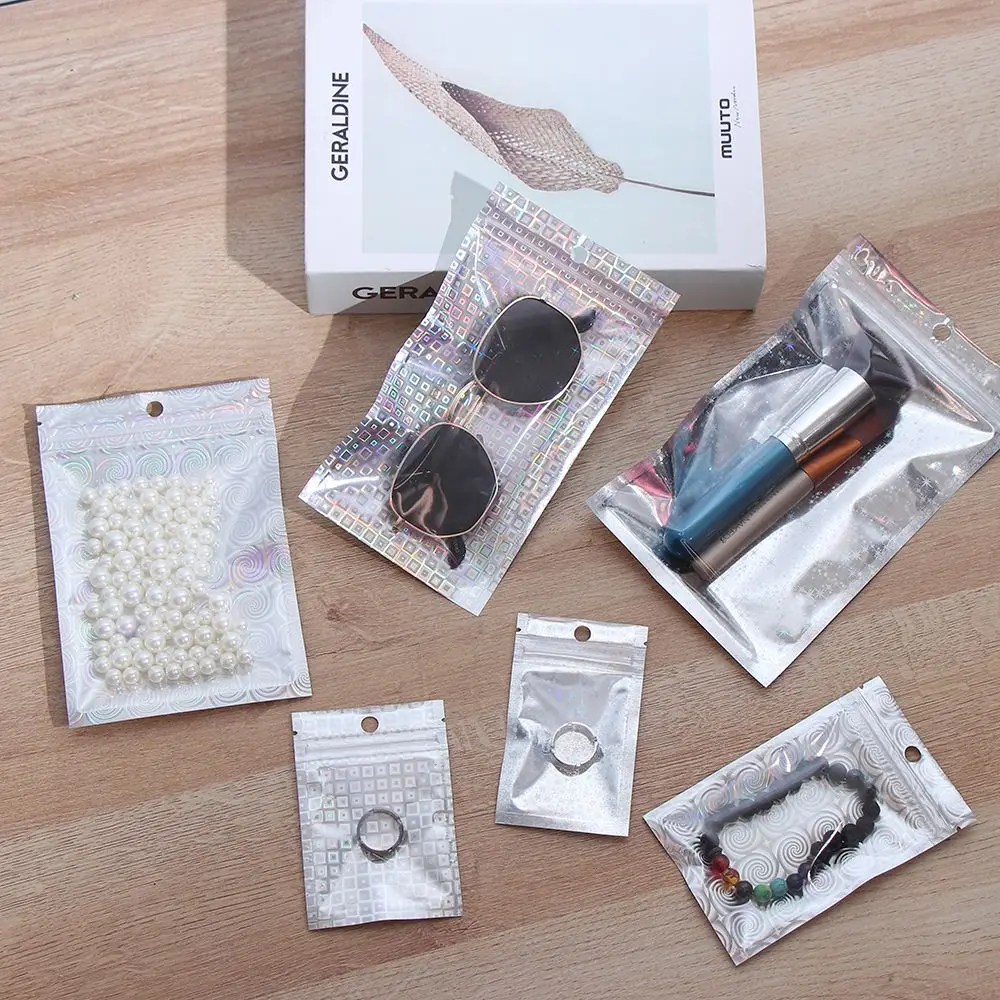 10Pcs Plastic Waterproof Zipper Laser Packaging Bag Reclosable Pouches Storage bags
10Pcs Plastic Waterproof Zipper Laser Packaging Bag Reclosable Pouches Storage bags