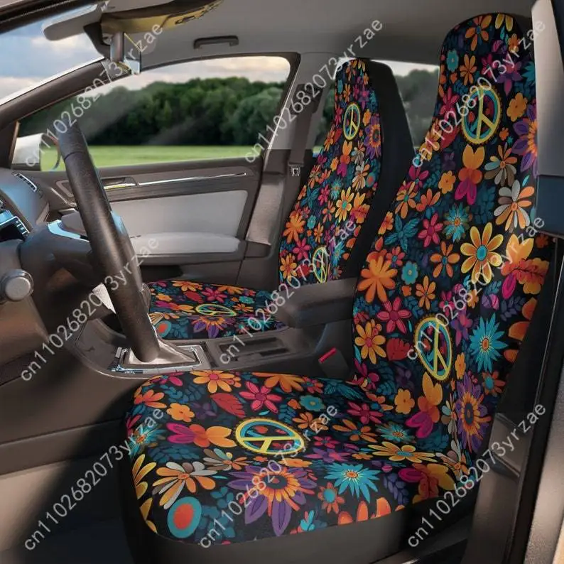 Flower Power Car Seat Covers Universal Environmentally Friendly Interior Decorations Comfortable Breathable Car Seat Covers
Flower Power Car Seat Covers Universal Environmentally Friendly Interior Decorations Comfortable Breathable Car Seat Covers