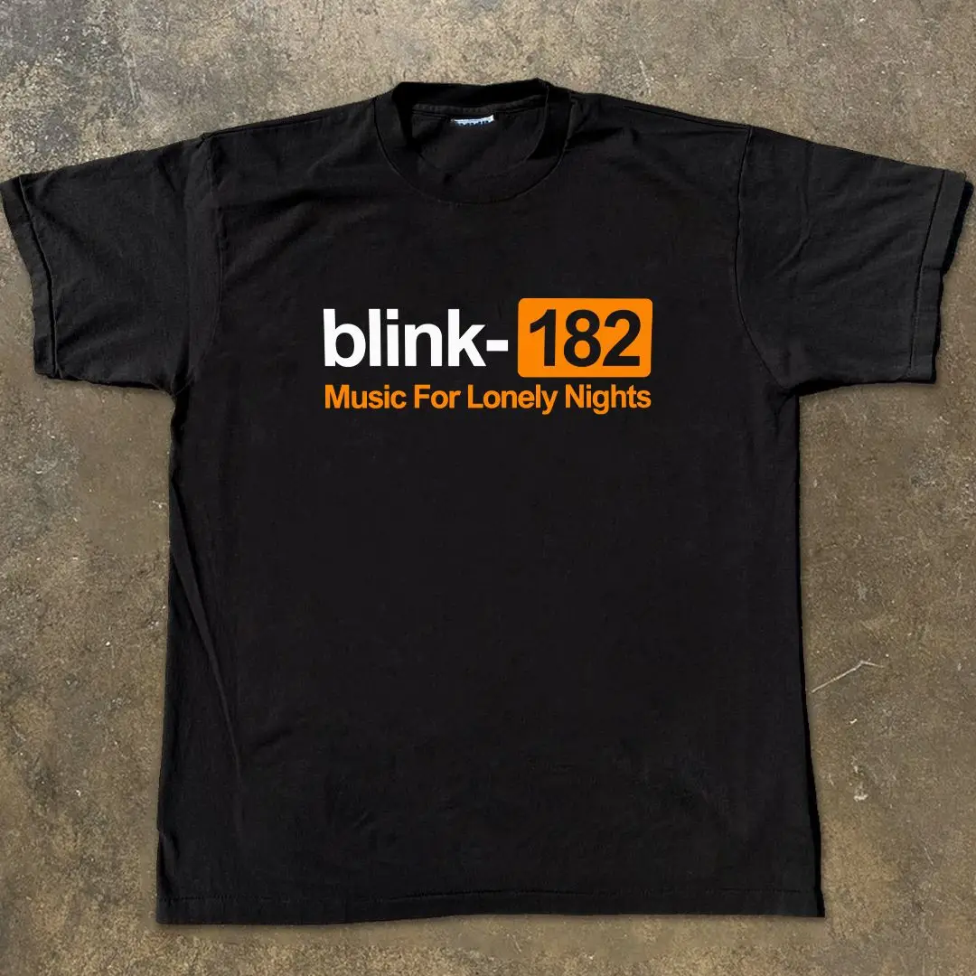 Blink-182 Punk Band Rock с коротким рукавом, американская летняя уличная хлопковая футболка большого размера, мужская и женская футболка с круглым вырезом
Blink-182 Punk Band Rock с коротким рукавом, американская летняя уличная хлопковая футболка большого размера, мужская и женская футболка с круглым вырезом