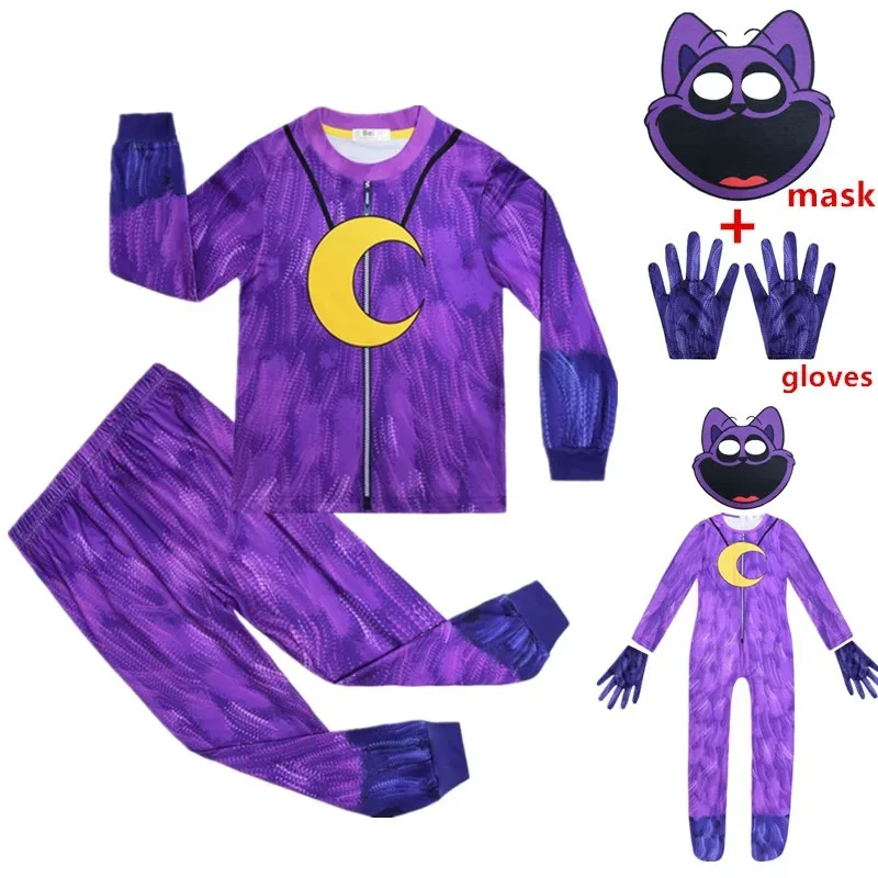 Catnap Cosplay Long Sleeved Suit Jumpsuit Boys Girls Disguise S-Smiling Critters Halloween Clothing Boys CAT Nap Costume Suits
Catnap Cosplay Long Sleeved Suit Jumpsuit Boys Girls Disguise S-Smiling Critters Halloween Clothing Boys CAT Nap Costume Suits
