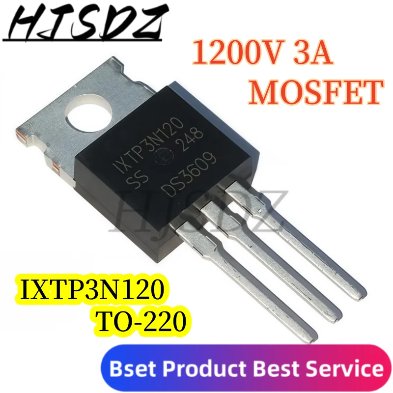 50 шт./лот IXTP3N120 складской импортный запас TO-220 3N120 1200 В 3A МОП-полевой транзистор
50 шт./лот IXTP3N120 складской импортный запас TO-220 3N120 1200 В 3A МОП-полевой транзистор