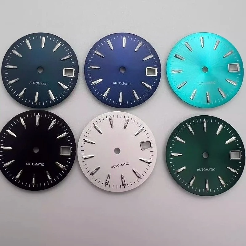 Customized Watch Accessories New Fine Nail Dial 28.5MM Green Luminous Various Styles Suitable for NH35/36 Movement
Customized Watch Accessories New Fine Nail Dial 28.5MM Green Luminous Various Styles Suitable for NH35/36 Movement