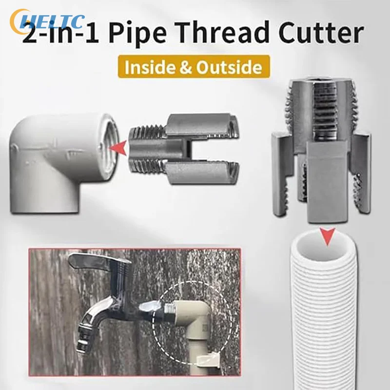 1PCS Integrated Internal & External Pipe Threading Tool PVC Pipe Threader Pipe Threading Tool 1/2'' 3/4'' Dies Electric Drill
1PCS Integrated Internal & External Pipe Threading Tool PVC Pipe Threader Pipe Threading Tool 1/2'' 3/4'' Dies Electric Drill