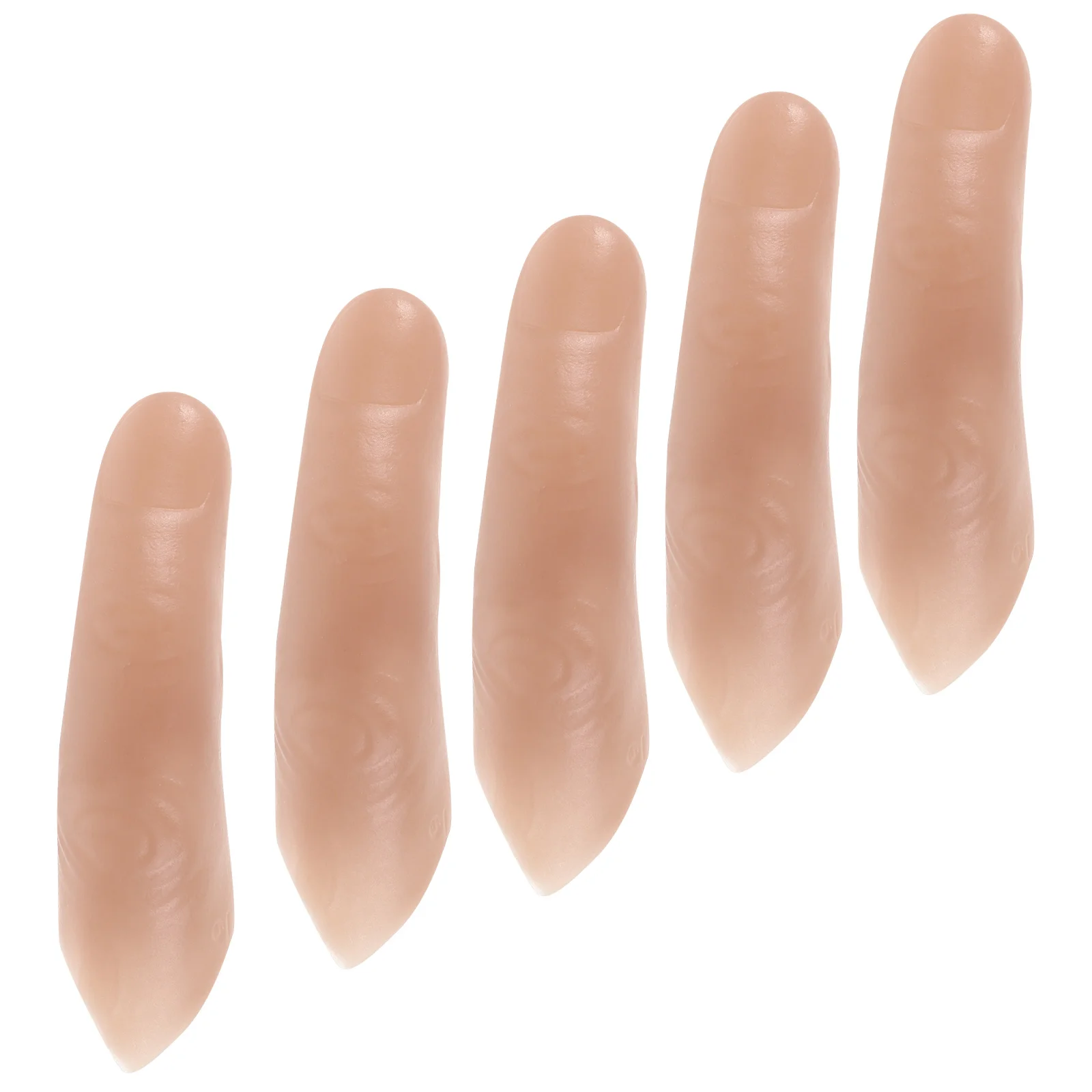 5pcs Simulation Fake Finger Cover Extra Long for Magician Props Party Pranks Dressings Thumb Realistic Detailed
5pcs Simulation Fake Finger Cover Extra Long for Magician Props Party Pranks Dressings Thumb Realistic Detailed