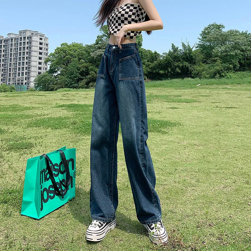 Vintage Jeans Woman High Waist Streetwear Women's Jeans 2023 Trend Female Clothing Denim Pants Korean Fashion Clothes Blue
Vintage Jeans Woman High Waist Streetwear Women's Jeans 2023 Trend Female Clothing Denim Pants Korean Fashion Clothes Blue