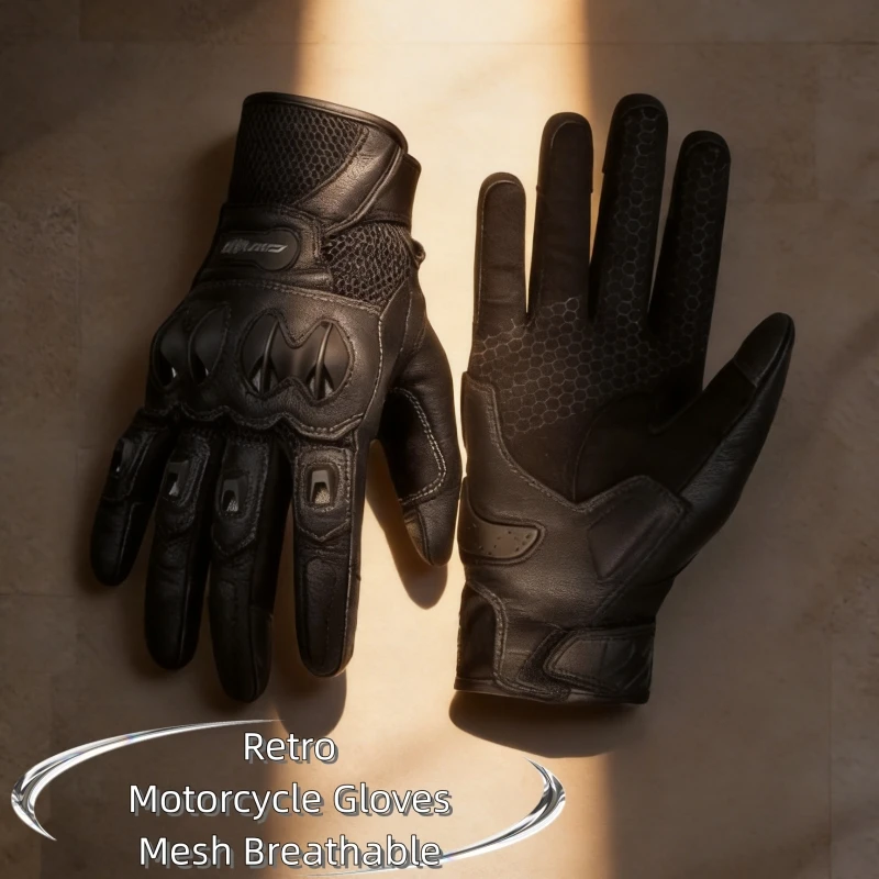 Motorcycle Gloves Leather Gloves Cycling Motorbike Guantes Moto Motocross Bicycle Touch Screen Full Finger Breathable Protective
Motorcycle Gloves Leather Gloves Cycling Motorbike Guantes Moto Motocross Bicycle Touch Screen Full Finger Breathable Protective