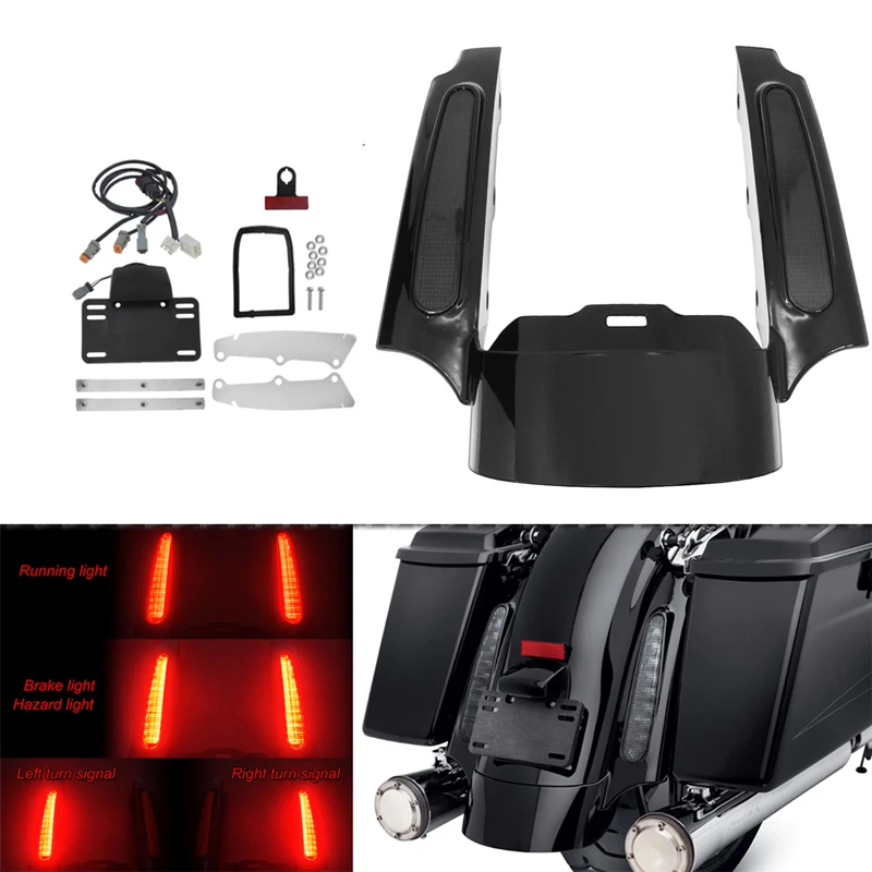 Motorcycle Rear Fender Fascia Set Turn Signal Light Assembly Brake Light Fit For Harley Electra Road Glide King 2009-2013
Motorcycle Rear Fender Fascia Set Turn Signal Light Assembly Brake Light Fit For Harley Electra Road Glide King 2009-2013