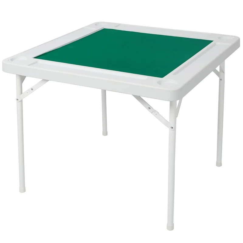Portable 4-Player Folding Card Table with Green Felt, Chip Trays, Cup Holders, Ideal for Mahjong, Poker, Domino Games
Portable 4-Player Folding Card Table with Green Felt, Chip Trays, Cup Holders, Ideal for Mahjong, Poker, Domino Games