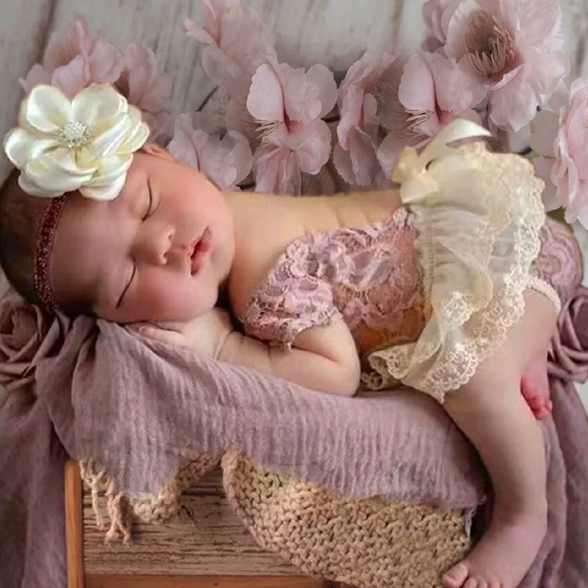 Newborn Photography Props Hat Baby Lace Romper Bodysuits Outfit Photography Girl Dress Photo Shoot Costume
Newborn Photography Props Hat Baby Lace Romper Bodysuits Outfit Photography Girl Dress Photo Shoot Costume