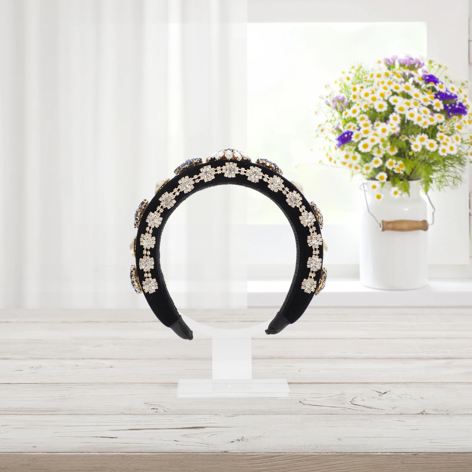 1Pc Clear Acrylic Headband Display Stand Hair Accessories Organizer For Women Girls Dressing Table
1Pc Clear Acrylic Headband Display Stand Hair Accessories Organizer For Women Girls Dressing Table