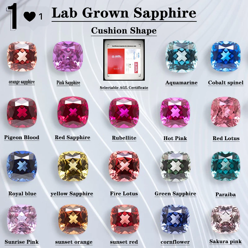 Impeccable Lab Grown Sapphire Cushion Shape Multiple Colors Combination chainCharms Excellent Quality Best choice
Impeccable Lab Grown Sapphire Cushion Shape Multiple Colors Combination chainCharms Excellent Quality Best choice
