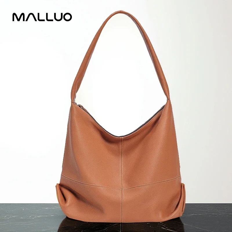 Ladies Natural Cow Leather Designer Luxury Bag Women Cowhide Genuine Leather Shoulder Bag Female Commuter Large Capacity Handbag 
Ladies Natural Cow Leather Designer Luxury Bag Women Cowhide Genuine Leather Shoulder Bag Female Commuter Large Capacity Handbag