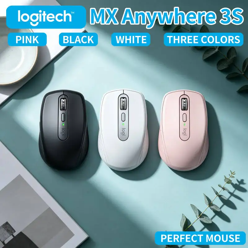 Wireless MX Anywhere 3S - Darkfield 8K DPI, MagSpeed Scroll, USB-C Fast Charge, Great for Shoe Field Work & Remote Office
Wireless MX Anywhere 3S - Darkfield 8K DPI, MagSpeed Scroll, USB-C Fast Charge, Great for Shoe Field Work & Remote Office