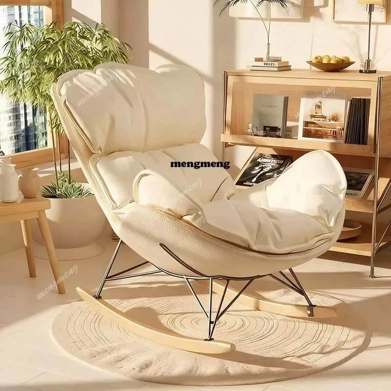 Lazy Recliner Rocking Chairs for Home Office Modern Living Room Lounge Chair with Steel Frame Comfort Soft Fabric Relaxing Chair
Lazy Recliner Rocking Chairs for Home Office Modern Living Room Lounge Chair with Steel Frame Comfort Soft Fabric Relaxing Chair