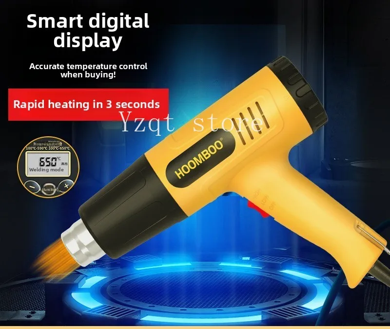 Temperature control digital display hot air gun industrial hair dryer film baking gun handheld portable drying gun
Temperature control digital display hot air gun industrial hair dryer film baking gun handheld portable drying gun