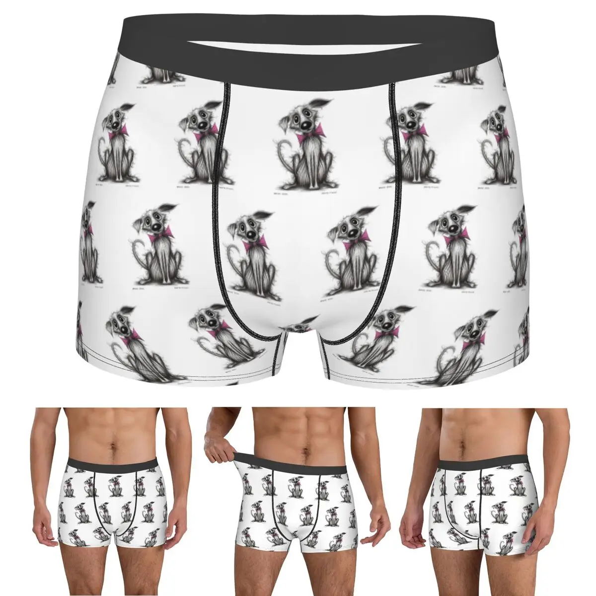 Boxer Underpants Shorts Daisy Dog Panties Men's Comfortable Underwear for Homme Man Boyfriend Gifts
Boxer Underpants Shorts Daisy Dog Panties Men's Comfortable Underwear for Homme Man Boyfriend Gifts