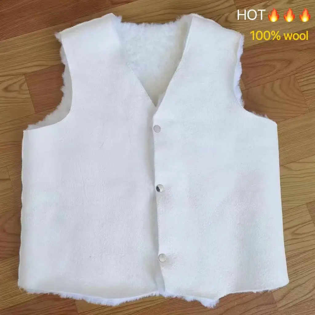 Thicken 100% Wool Vest Men Women Winer Sleeveless Cashmere Coat Comfortable Warm Middle-age Elderly New Year Xmas Tops Gifts
Thicken 100% Wool Vest Men Women Winer Sleeveless Cashmere Coat Comfortable Warm Middle-age Elderly New Year Xmas Tops Gifts