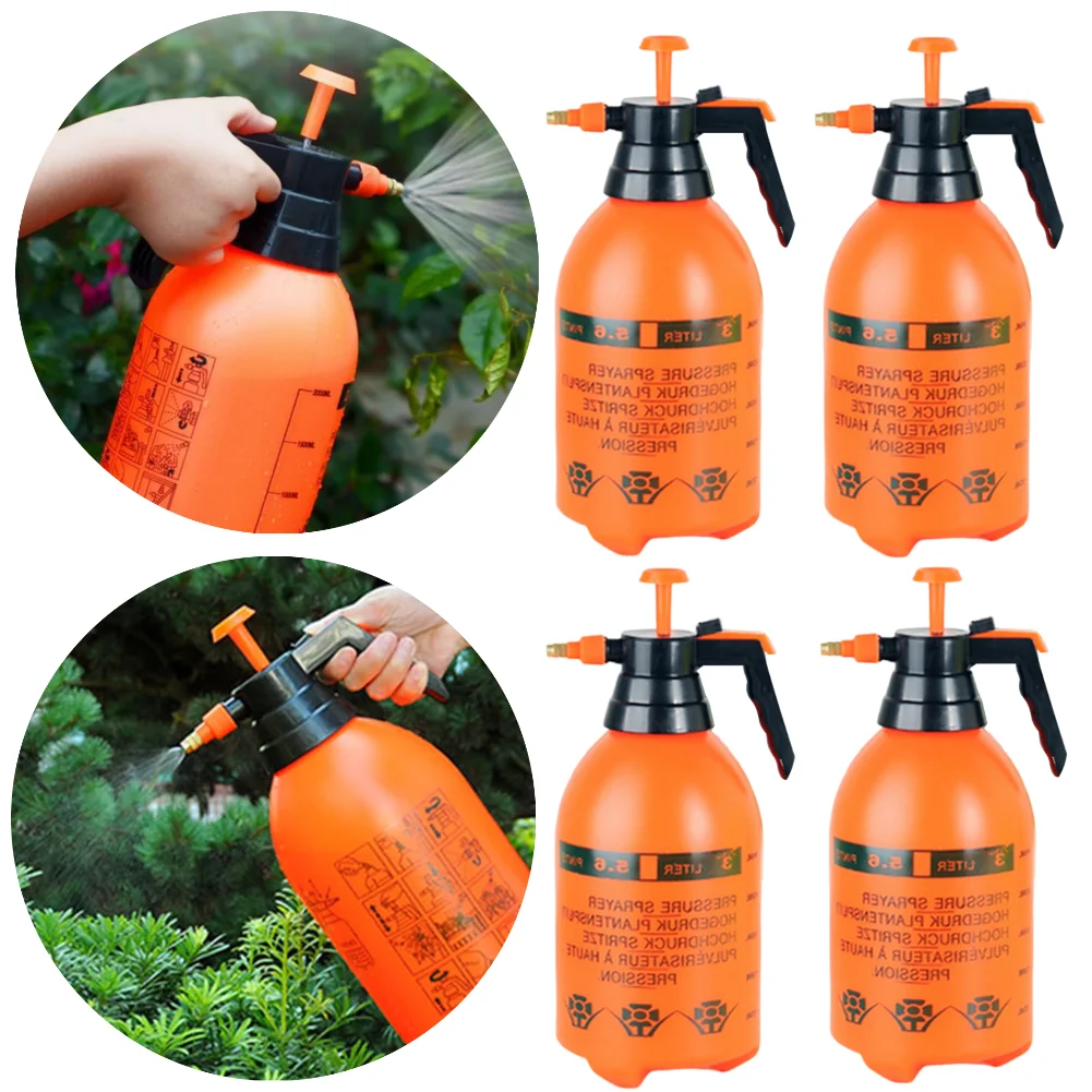 2.0/3.0L 세차 압력 스프레이 포트 자동 청소 펌프 분무기 가압 스프레이 병 GardeningTools