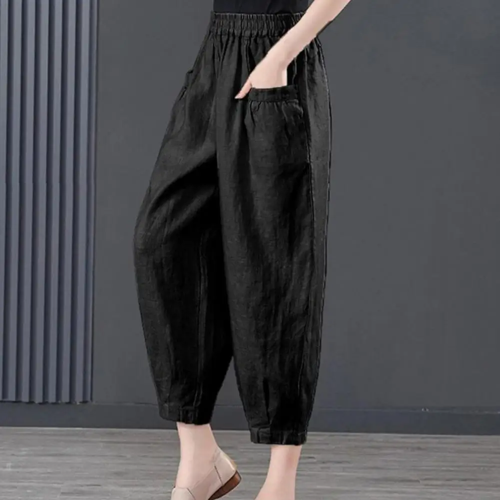 Women Harem Pants Elastic High Waist Harem Trousers for Women Solid Color Wide Leg Long Pants Streetwear Style for Spring Summer
Women Harem Pants Elastic High Waist Harem Trousers for Women Solid Color Wide Leg Long Pants Streetwear Style for Spring Summer