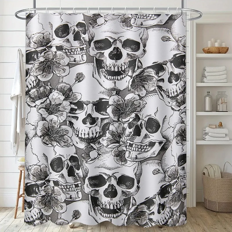 Креативная моющаяся грязеотталкивающая занавеска для душа с черепом, насадка для душа, водонепроницаемая полиэстеровая занавеска для ванны для домашнего декора, аксессуары
Креативная моющаяся грязеотталкивающая занавеска для душа с черепом, насадка для душа, водонепроницаемая полиэстеровая занавеска для ванны для домашнего декора, аксессуары