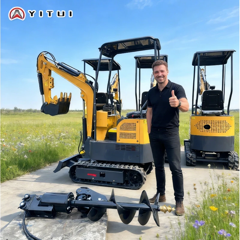 Small Mini Excavator 1.2Ton Compact Hydraulic Digger With Bucket For Home Use & Engineering Projects Customized Low Emission
Small Mini Excavator 1.2Ton Compact Hydraulic Digger With Bucket For Home Use & Engineering Projects Customized Low Emission