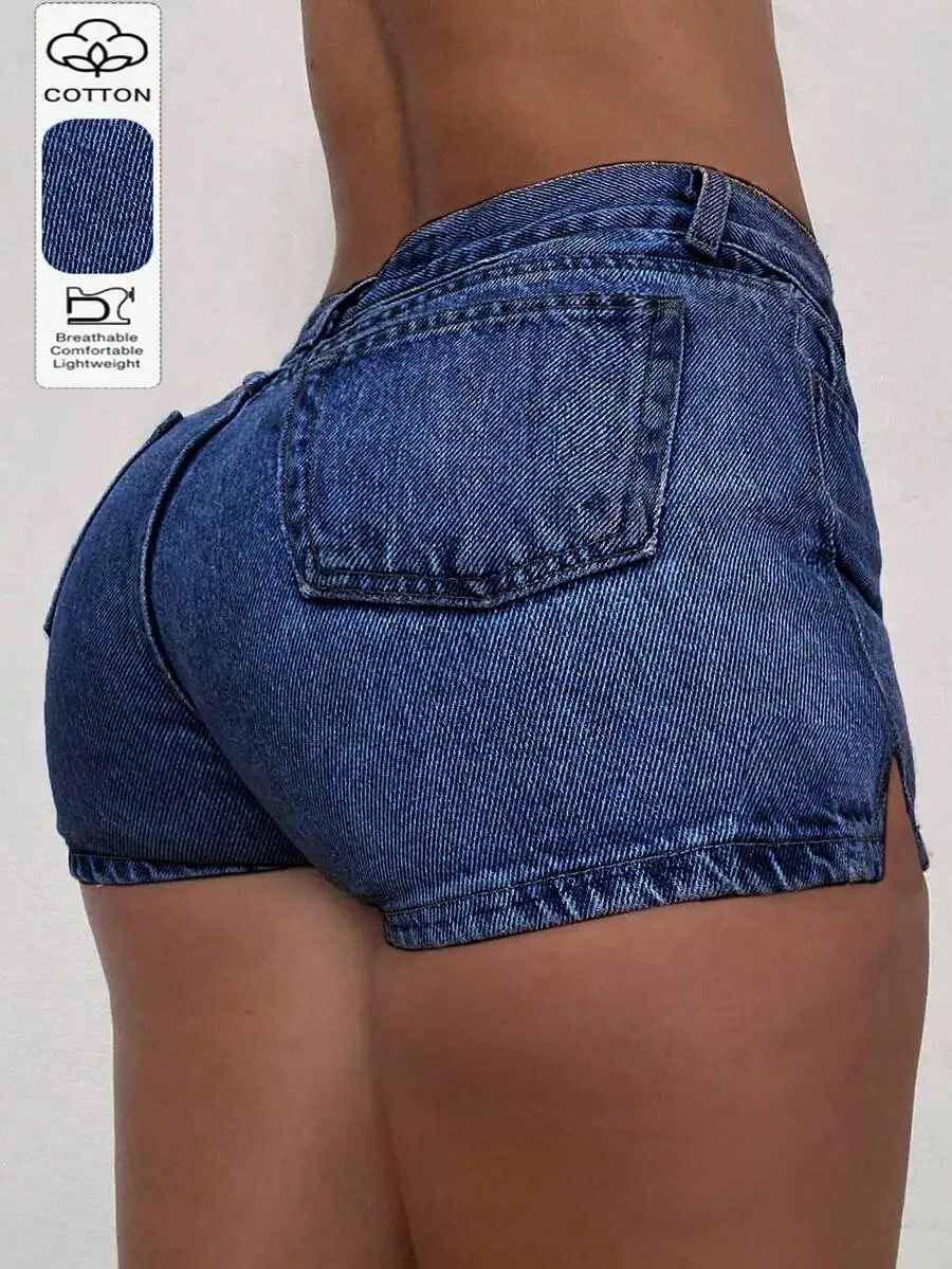 Summer Vintage Distressed Denim Shorts For Women
Summer Vintage Distressed Denim Shorts For Women