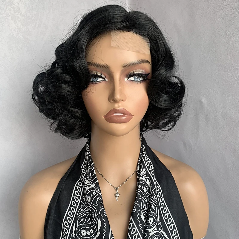 Synthetic Black Pixie Cut Mommy Wigs For Women Lady Mommy Wig Daily Party Costume Heat Resistant Fiber Hair With Part Lace Wigs
Synthetic Black Pixie Cut Mommy Wigs For Women Lady Mommy Wig Daily Party Costume Heat Resistant Fiber Hair With Part Lace Wigs