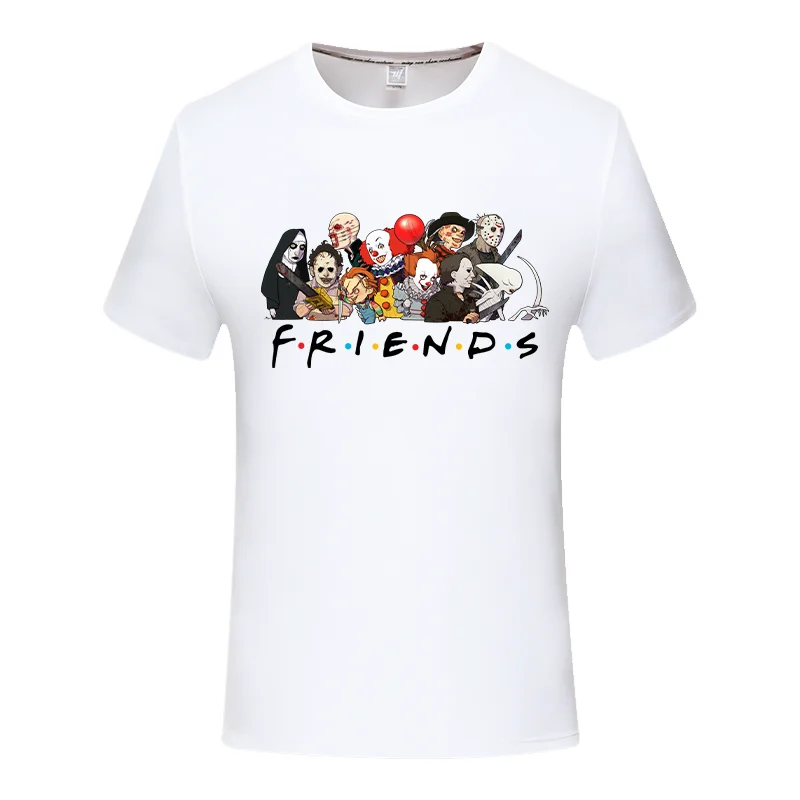 horror movie Clown friends T Shirt men Summer fashion High Quality t-shirt casual white print O-Neck print male men top tees
horror movie Clown friends T Shirt men Summer fashion High Quality t-shirt casual white print O-Neck print male men top tees