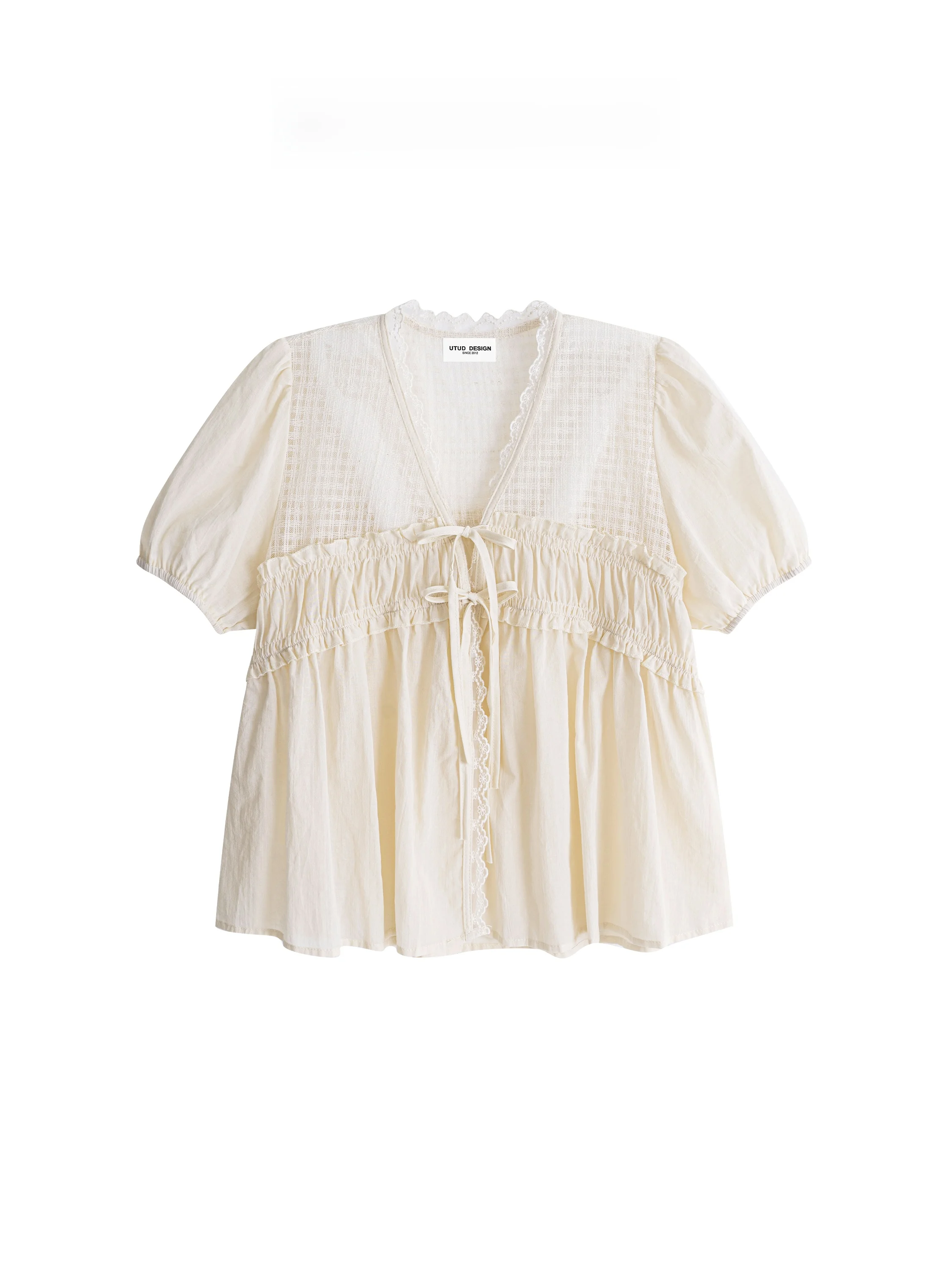 UTUD DESIGN Summer Korean Sle V-Ne T Top Women's irt ort Sve Age-Defng Bow Tie Floral Design
UTUD DESIGN Summer Korean Sle V-Ne T Top Women's irt ort Sve Age-Defng Bow Tie Floral Design