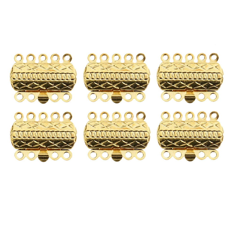 20pcs Jewelry Making Connectors Buckles Lightweight Durable DIY Accessories Bracelet Necklace Anklet Golden Color
20pcs Jewelry Making Connectors Buckles Lightweight Durable DIY Accessories Bracelet Necklace Anklet Golden Color