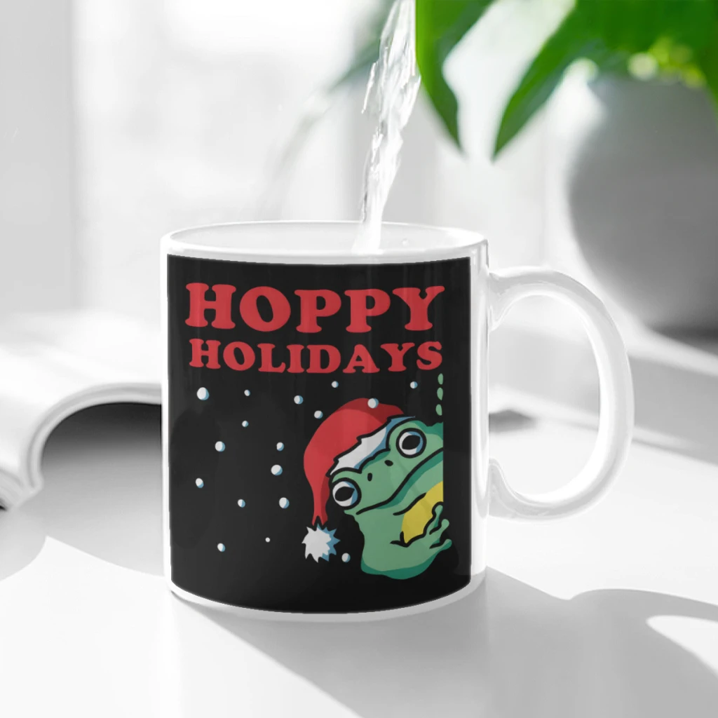 Hoppy Holidays Frog Ceramic Cup Coffee Oatmeal Breakfast Cup Creative Personality Mug
Hoppy Holidays Frog Ceramic Cup Coffee Oatmeal Breakfast Cup Creative Personality Mug