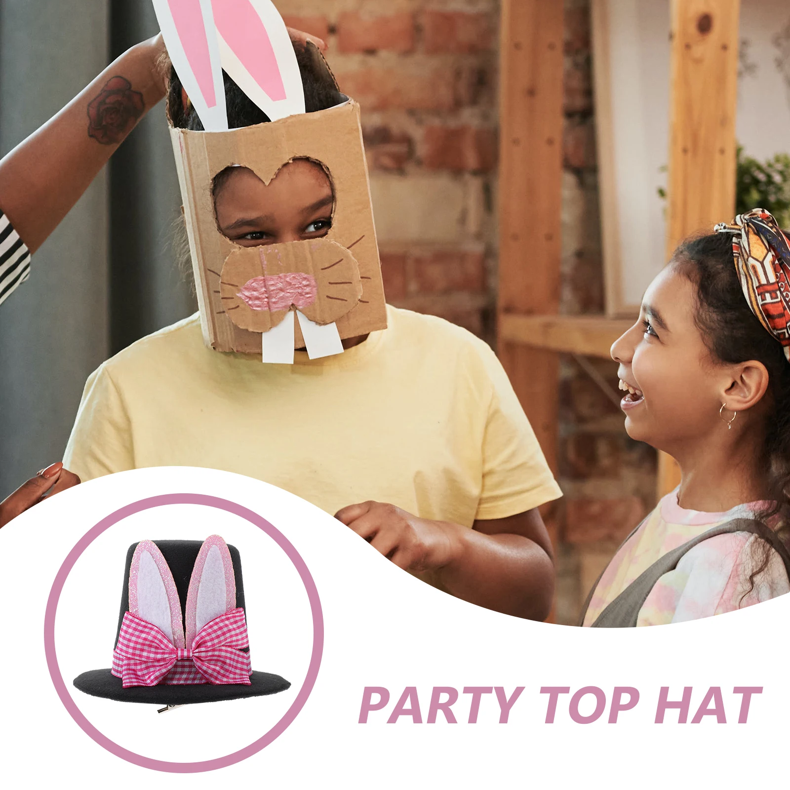 Easter Hats Rabbit Ears Hat Pink Plaid High Bowknot Bunny Headpiece Holiday Hair Accessories Women Mini Fascinators
Easter Hats Rabbit Ears Hat Pink Plaid High Bowknot Bunny Headpiece Holiday Hair Accessories Women Mini Fascinators