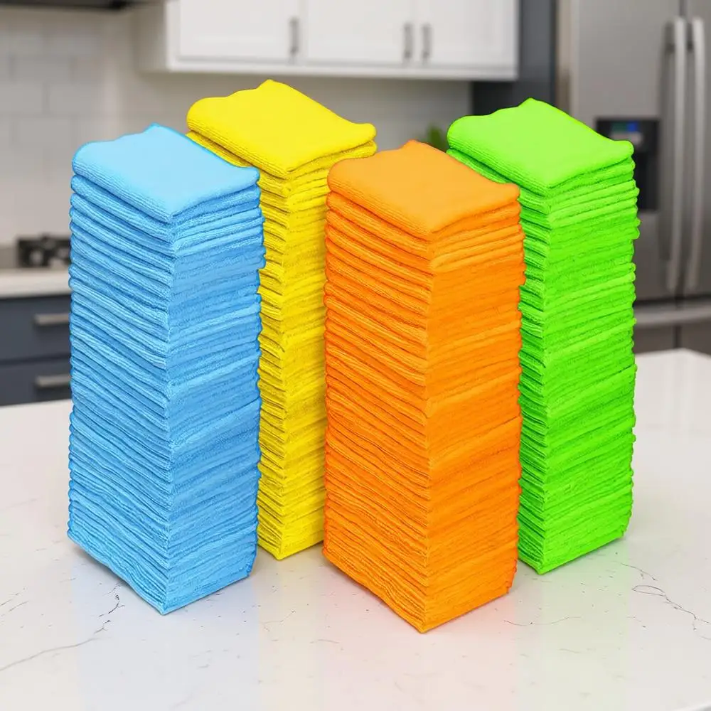 Набор из 150 разноцветных чистящих салфеток размером 12x16 дюймов
Набор из 150 разноцветных чистящих салфеток размером 12x16 дюймов