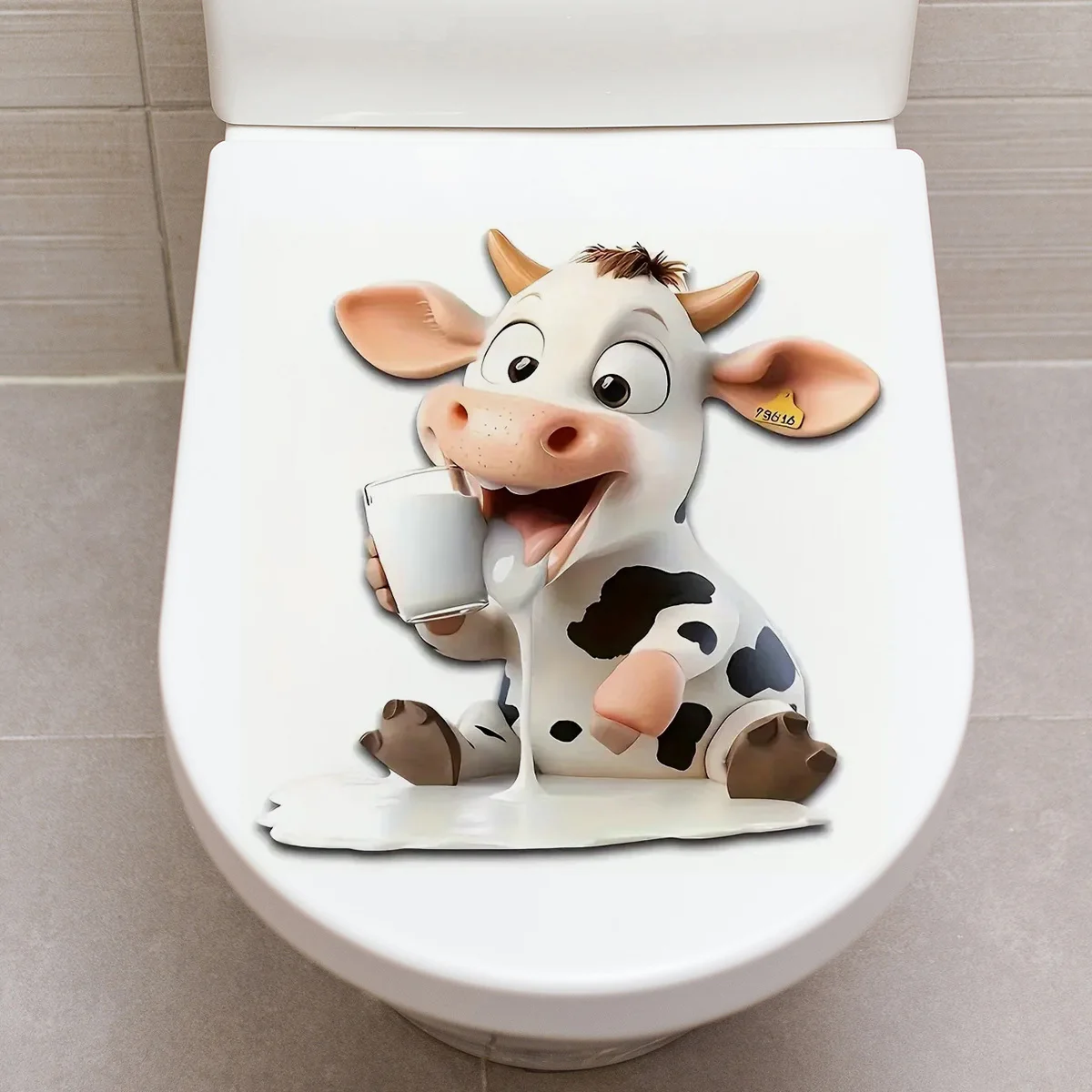Cow Drinking Milk Stickers, Art Wall for Home, Cabinet, Refrigerator, Door, Toilet,Decoration, Vinyl Car Decals, Outdoor Indoor
Cow Drinking Milk Stickers, Art Wall for Home, Cabinet, Refrigerator, Door, Toilet,Decoration, Vinyl Car Decals, Outdoor Indoor
