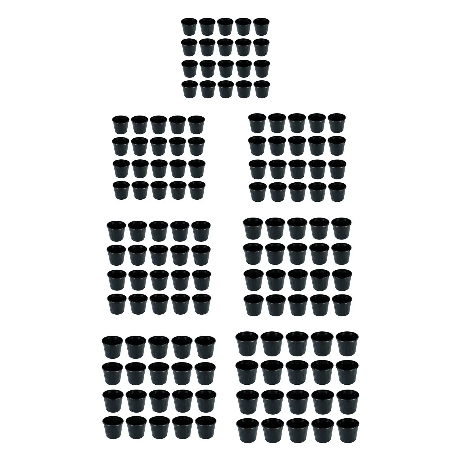 20 Pieces Flower Pots Versatile with Drainage Hole Pressure Resistant Flexible Lightweight Black Nursery Pot Plant Flower Pots
20 Pieces Flower Pots Versatile with Drainage Hole Pressure Resistant Flexible Lightweight Black Nursery Pot Plant Flower Pots