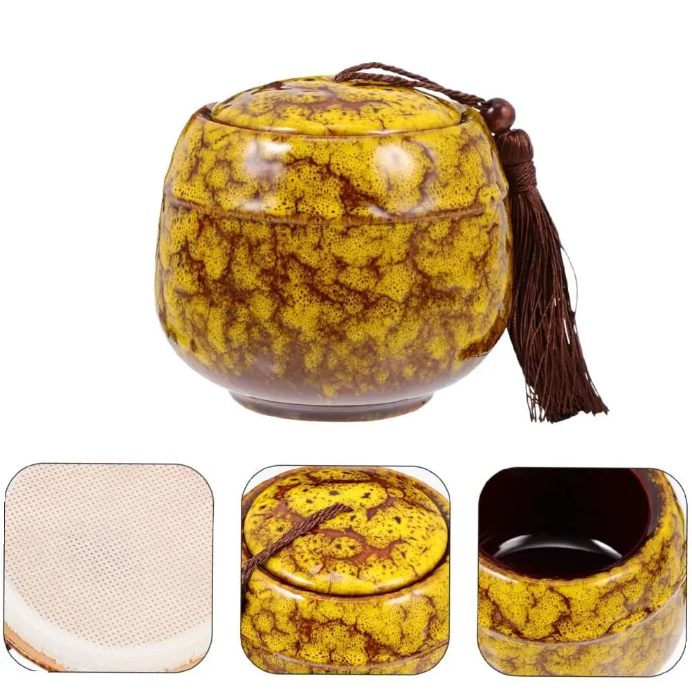 Retro Ceramic Tea Jar Colorful Moisture-Proof Coffee Canister 3 Size Multipurpose Storage Food Storage Container Travel
Retro Ceramic Tea Jar Colorful Moisture-Proof Coffee Canister 3 Size Multipurpose Storage Food Storage Container Travel