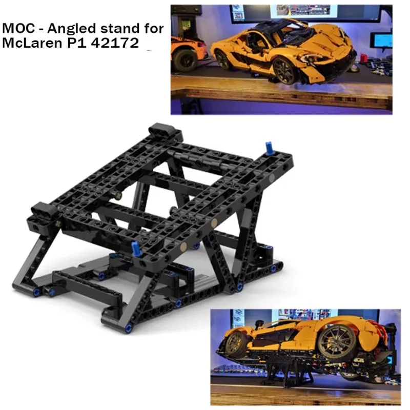 MOC 119Pcs Technical MOC Angled Display Stand for McL P1 42172 Building Blocks Cars Model Showing DIY Toys Gifts for Collection
MOC 119Pcs Technical MOC Angled Display Stand for McL P1 42172 Building Blocks Cars Model Showing DIY Toys Gifts for Collection