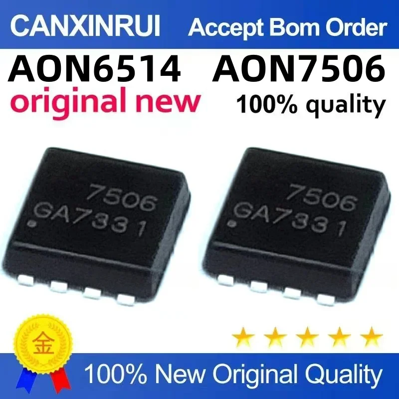 (5 pieces) AON7506 silk screen 7506 6514 DFN3 * 3 30V/12A N-channel MOSFET
(5 pieces) AON7506 silk screen 7506 6514 DFN3 * 3 30V/12A N-channel MOSFET