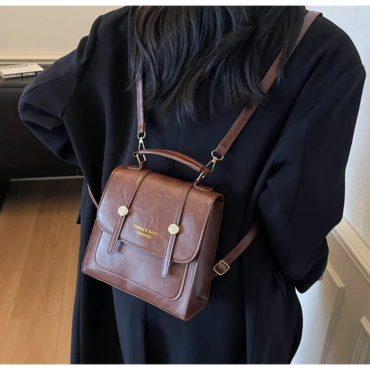 Fashionable casual simple and retro summer new backpack niche design 2025 texture and personality women's backpack
Fashionable casual simple and retro summer new backpack niche design 2025 texture and personality women's backpack