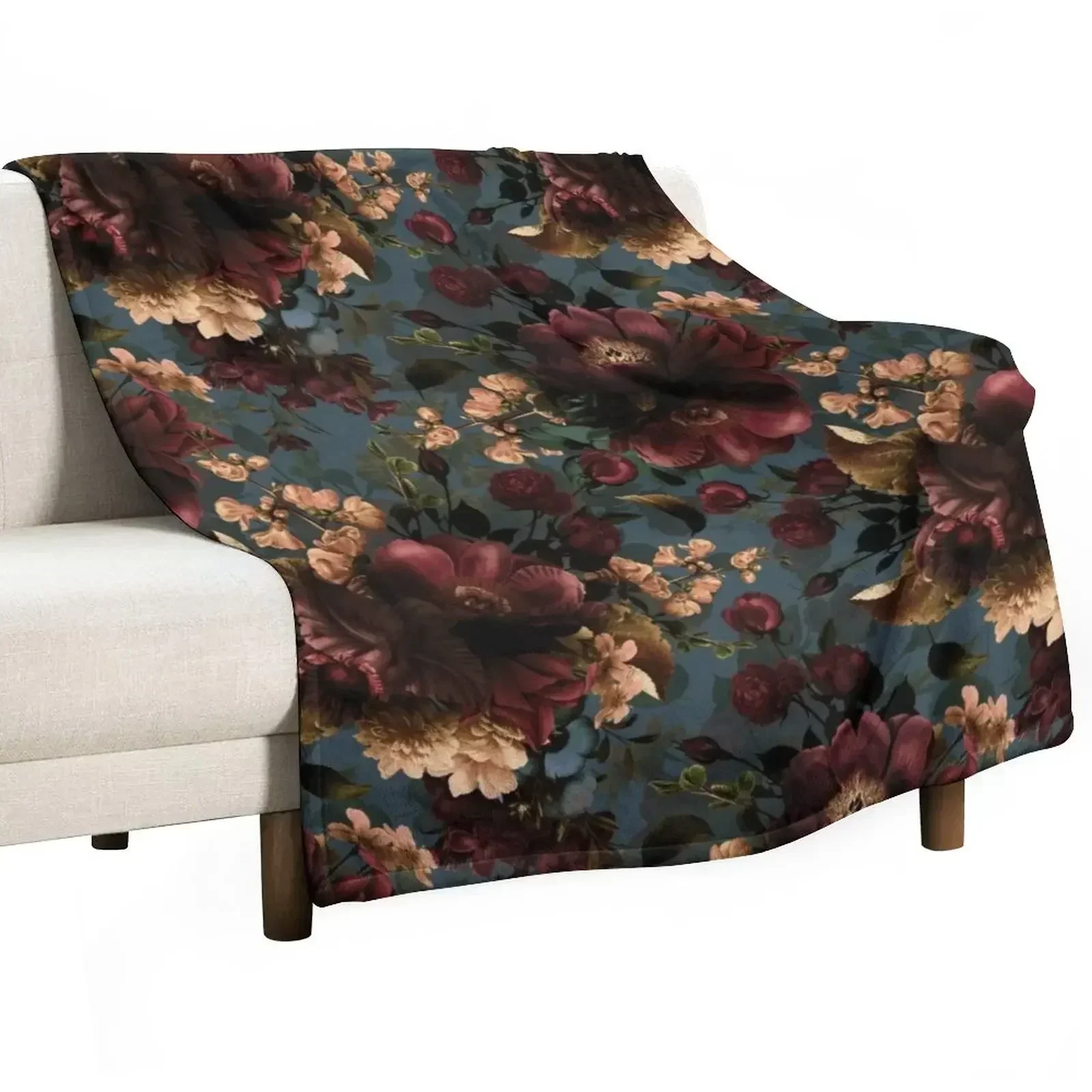 Moody florals - Mystic Night 10 Throw Blanket Blankets Sofas Of Decoration Blankets For Sofas Flannel Fabric Blankets
Moody florals - Mystic Night 10 Throw Blanket Blankets Sofas Of Decoration Blankets For Sofas Flannel Fabric Blankets