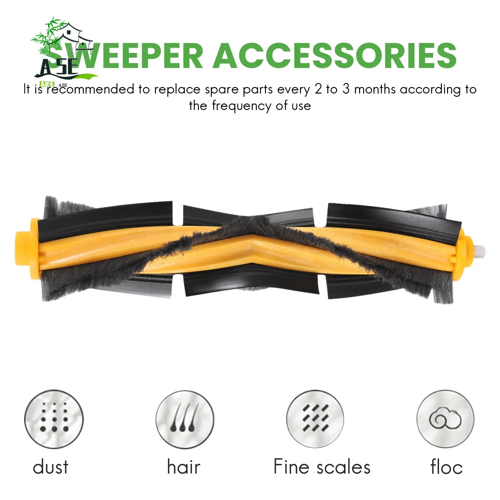A05E-Replace Spare Parts Main Brush Cover Kit For Ecovacs Deebot Ozmo 900 DN5G Vacuum Cleaner Parts
A05E-Replace Spare Parts Main Brush Cover Kit For Ecovacs Deebot Ozmo 900 DN5G Vacuum Cleaner Parts